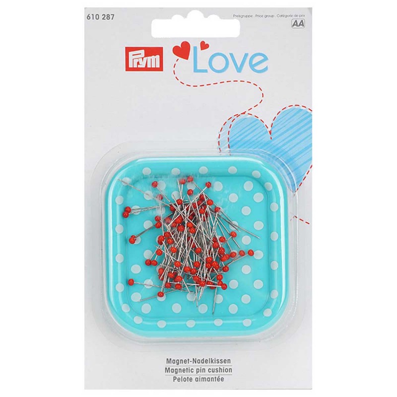 Prym Love magnetic pin cushion + 9g pins