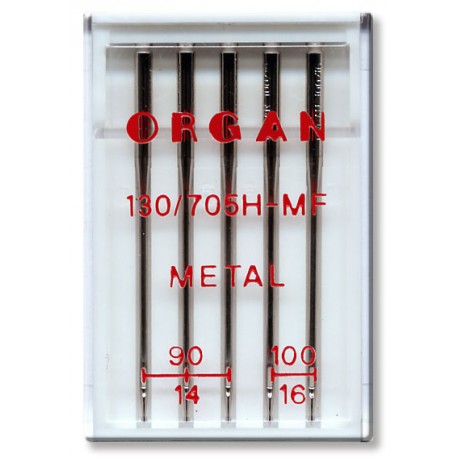 jehly pro metalické nitě 130/705H-MIX 90-100 5ks