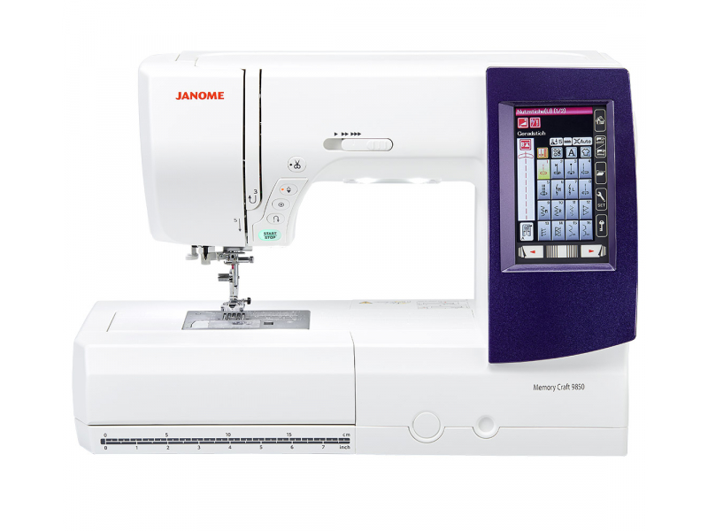 šicí a vyšívací stroj Janome MC 9850