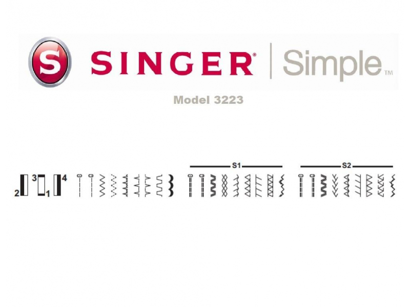 šicí stroj Singer Simple 3223-1