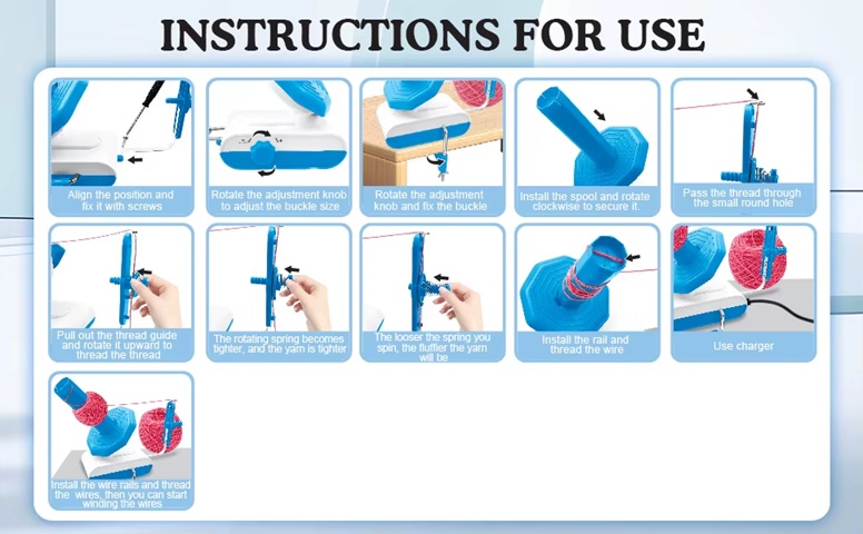 elektrický automatický navíječ příze velký-4
