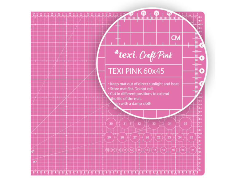 podložka na patchwork Texi Pink 60x45cm-1