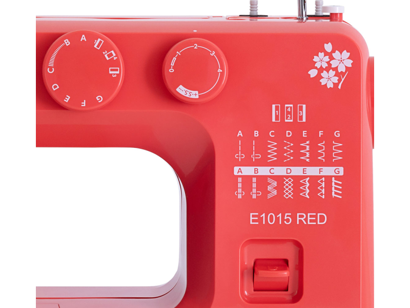 Šicí stroj JANOME JUNO E1015 RED-1