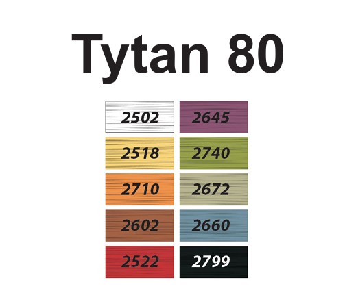 nitě Tytan 80 na korálkové vyšívání, šperky a lehké tkaniny 180m-1