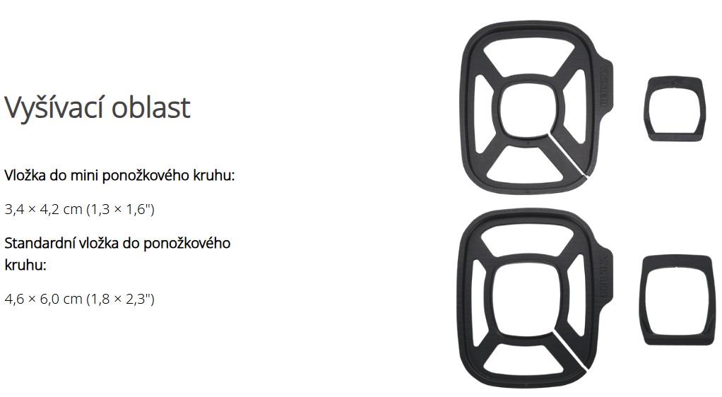 vyšívací rámeček pro vyšívání na ponožky Bernina 1092677000-1