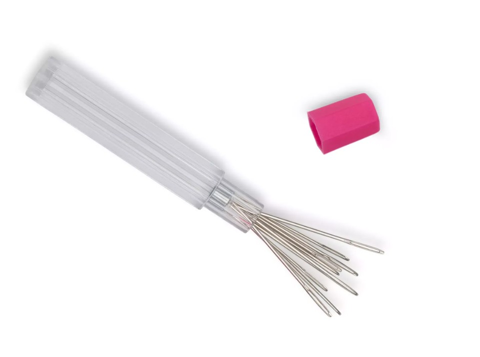 Sada vyšívacích jehel v zásobníku Prym Love-3