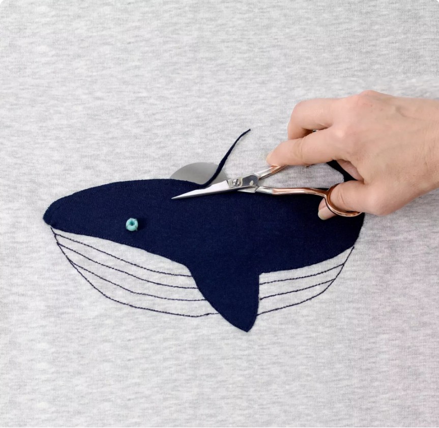 Nůžky pro aplikace 15 cm růžové zlato Prym-5