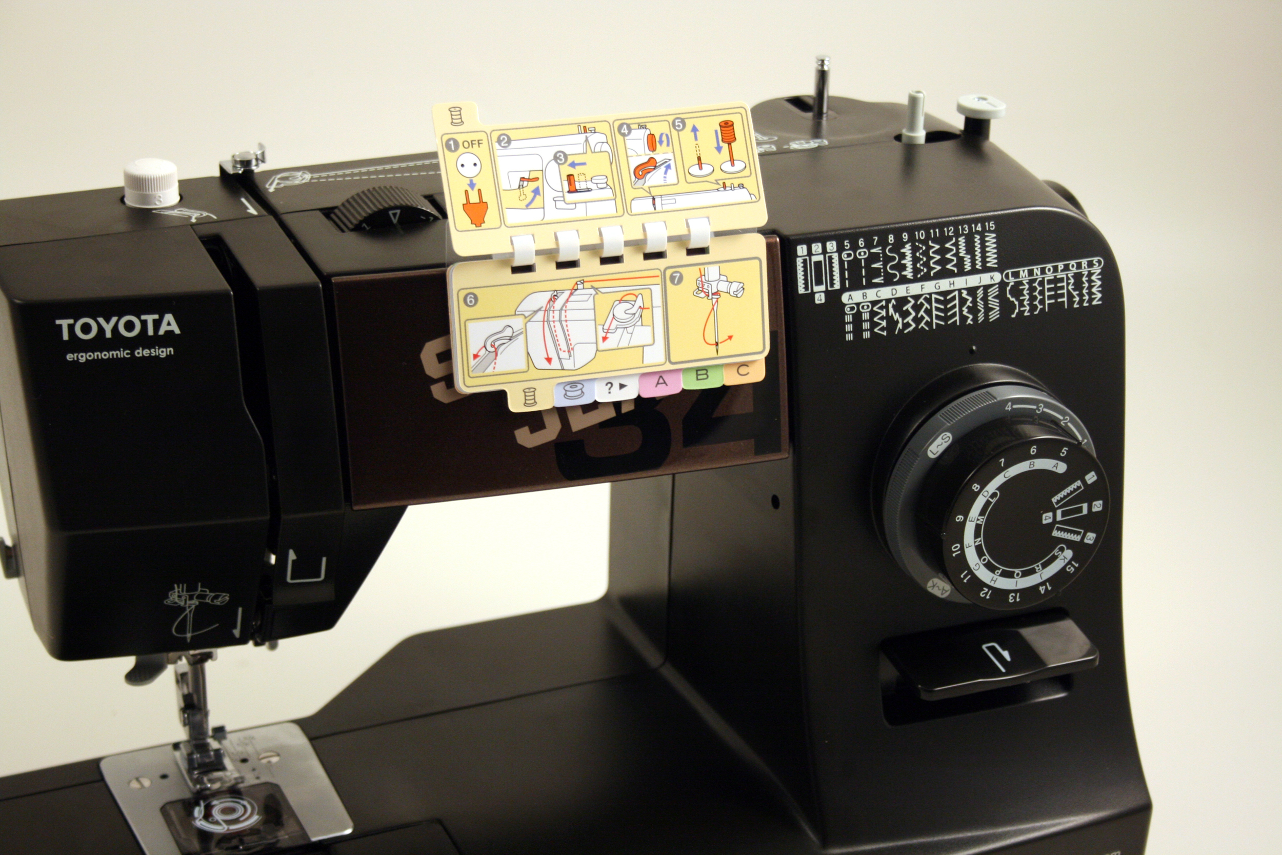 šicí stroj Toyota Super Jeans 34PE + stolek-6