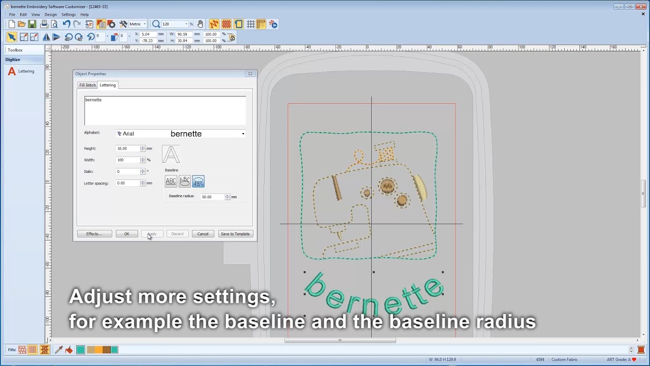 vyšívací software Bernette Customizer-4