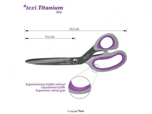 titanové nůžky 23,5cm