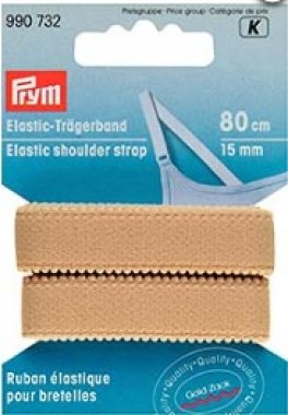 Ramínková gumička PRYM 15mm 80cm béžová
