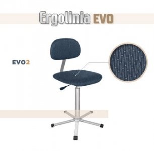 židle Ergolinia EVO2 polstrovaná pro oděvní průmysl