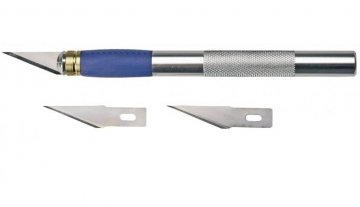 nůž modelářský skalpelový + 2x náhradní ostří Topex