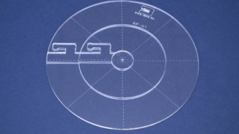 Quiltovací pravítko kruh vel. 1 - NP-K1 - 3 ks