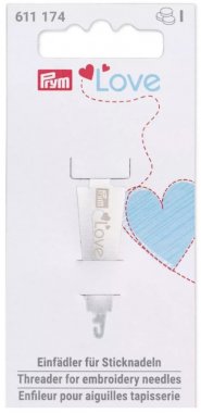 Navlékač jehel stříbrný Prym Love
