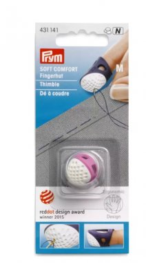 Náprstek vel M, fuchsie/bílá, Prym Ergonomics