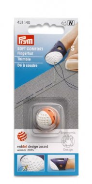 Náprstek vel. S, oranžová/bílá, Prym Ergonomics