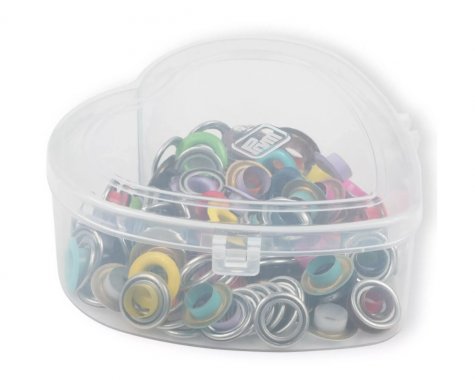 Průchodky 8 mm s podložkou, sada 11 barev Prym 542620