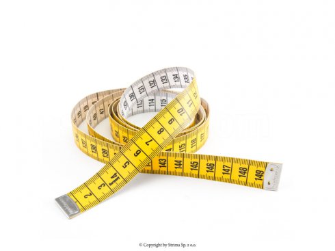 Krejčovský metr žlutý délka 150cm