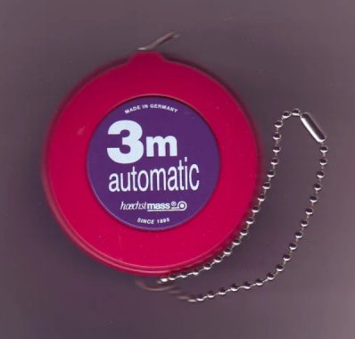 metr krejčovský samonavíjecí 3m