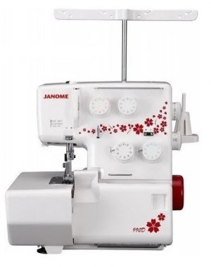 overlock Janome 990D + sada patek zdarma