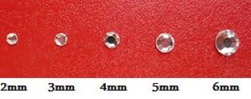 5mm nalepovací kamínky broušené crystal aurum = zlaté MC-