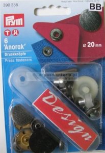 druk stiskací-Anorak 20mm 6ks